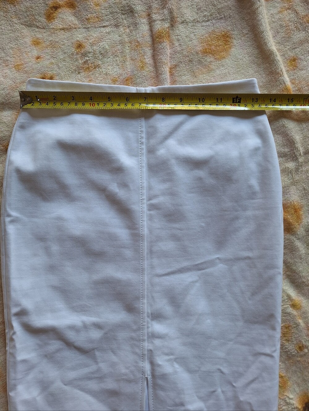 Marciano White High Waisted Front Slit Midi Pencil Skirt Size 2 XS - Picture 4 of 8